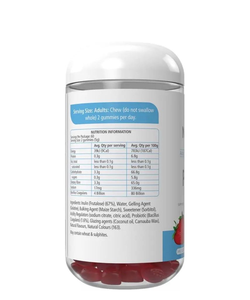 Nature's Way Adult Vita Gummies Probiotic 120 Gummies Exclusive Size