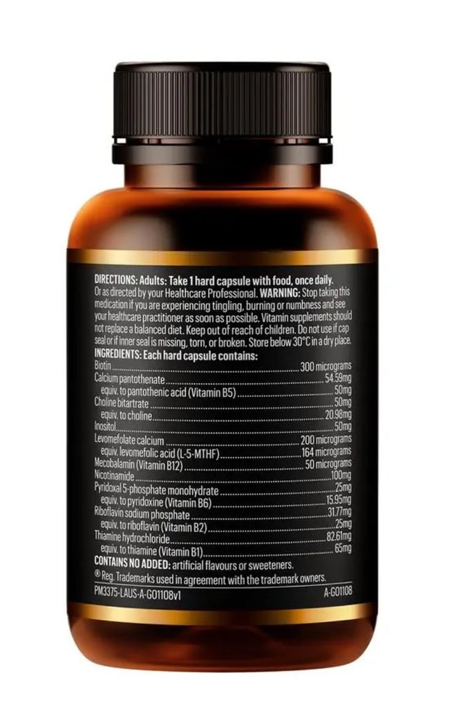 GO Healthy Activated B Complex 60 Hard Capsules