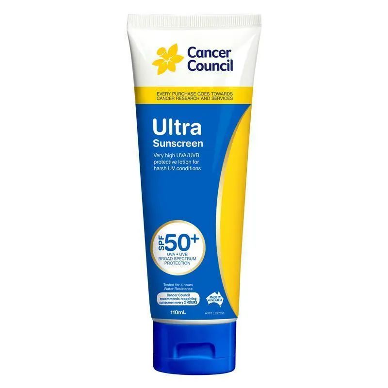 Kem Chống Nắng Siêu Bảo Vệ Cancer Council SPF 50+ Ultra 110ml Tube