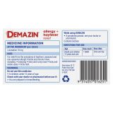 Viên uống giảm dị ứng và viêm mũi dị ứng Demazin Allergy + Hayfever Relief Non-Drowsy 80 Viên
