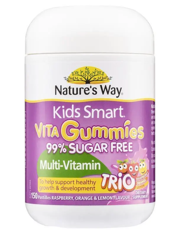 Nature's Way Kids Smart Vita Gummies Sugar Free Multivitamin Trios 150 Pastilles