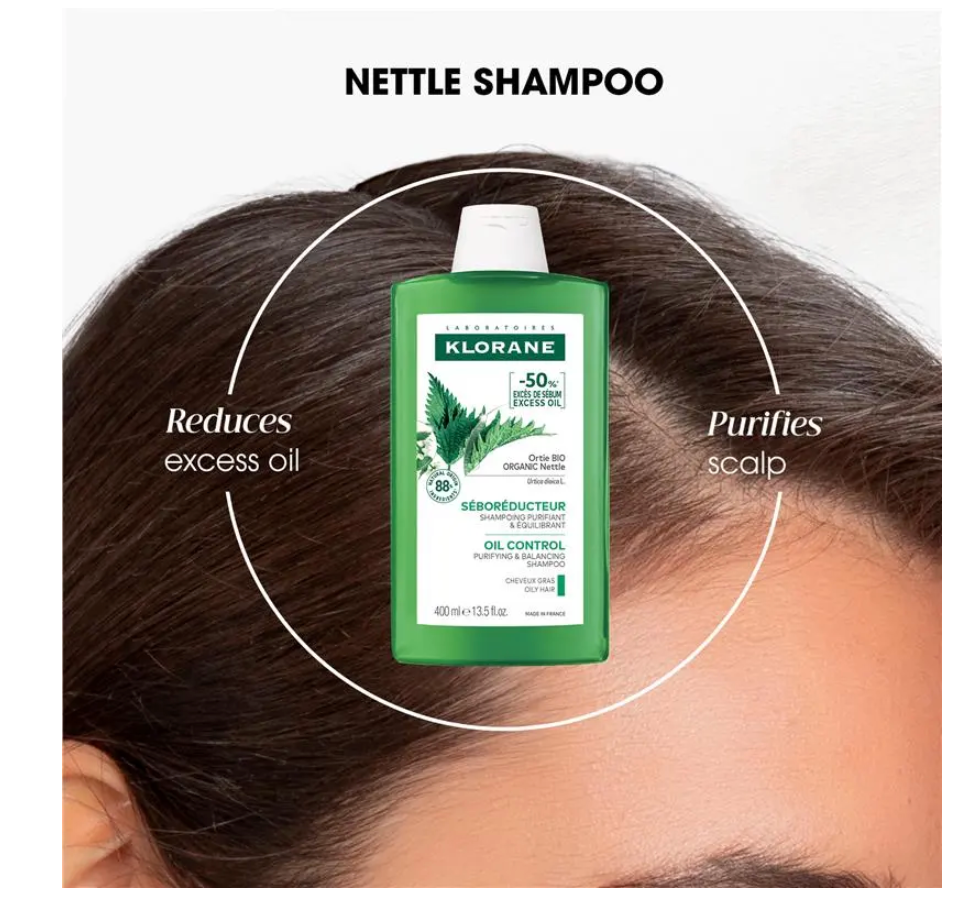 Klorane Shampoo with Organic Nettle 400ml