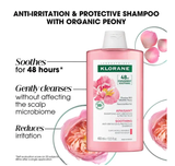 Klorane Soothing Shampoo with Peony 400ml - Sensitive Scalp