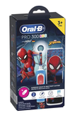Bàn chải điện cho bé Spiderman - Oral B Power Toothbrush Pro 300 Kids Spiderman