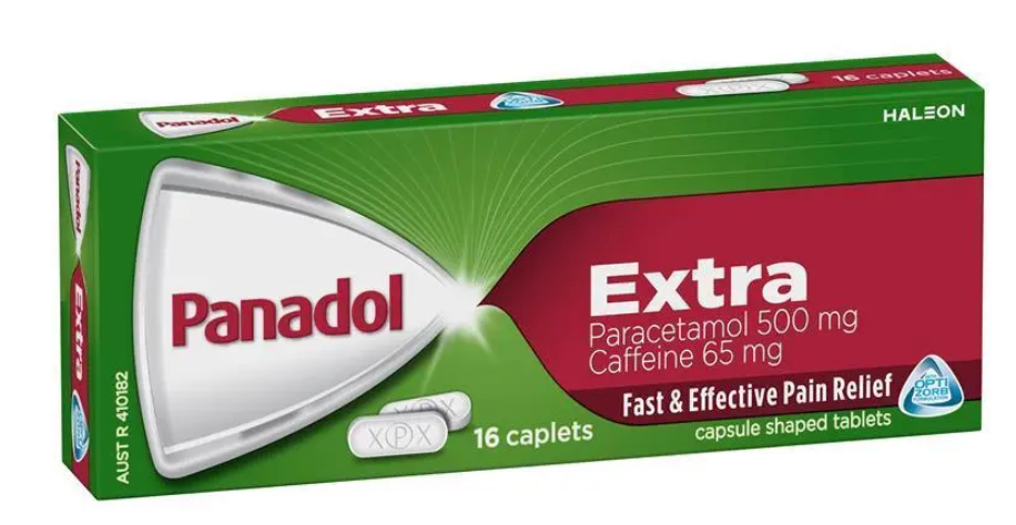 Panadol Extra Paracetamol Pain Relief 16 Caplets
