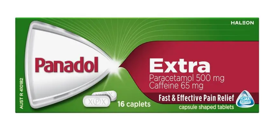 Panadol Extra Paracetamol Pain Relief 16 Caplets
