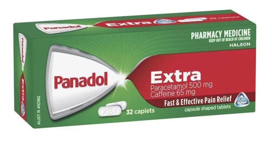 Panadol Extra Paracetamol Pain Relief 32 Caplets