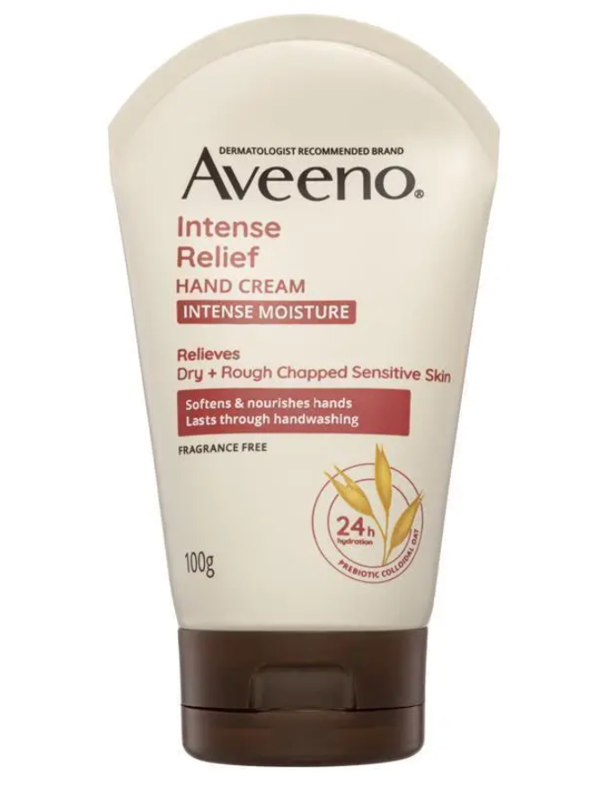 Aveeno Intense Relief Soothing Fragrance Free Hand Cream 100g