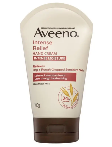 Aveeno Intense Relief Soothing Fragrance Free Hand Cream 100g