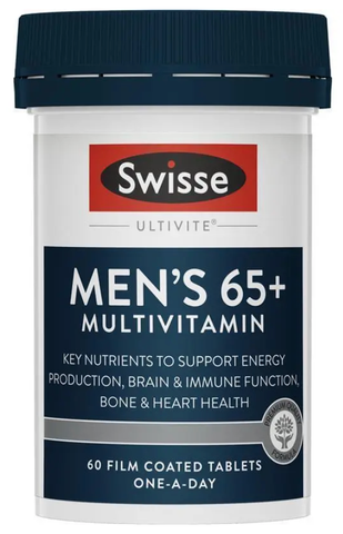 Swisse Mens Multivitamin 65+ 60 Tablets