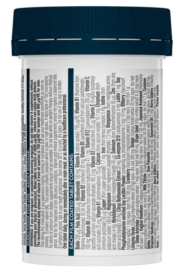 Swisse Mens Multivitamin 65+ 60 Tablets
