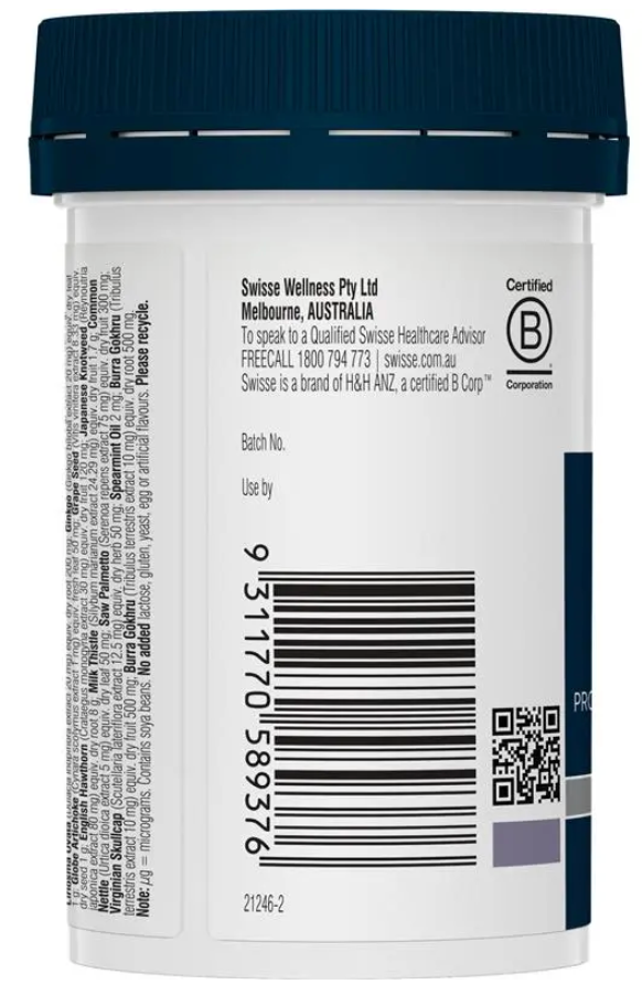 Swisse Mens Multivitamin 65+ 60 Tablets