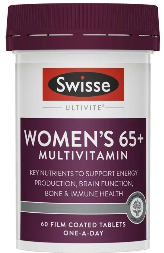 Swisse Womens Multivitamin 65+ 60 Tablets