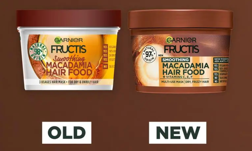 Mặt nạ mềm mượt tóc Garnier Fructis Smoothing  Macadamia Hair Food 390ml