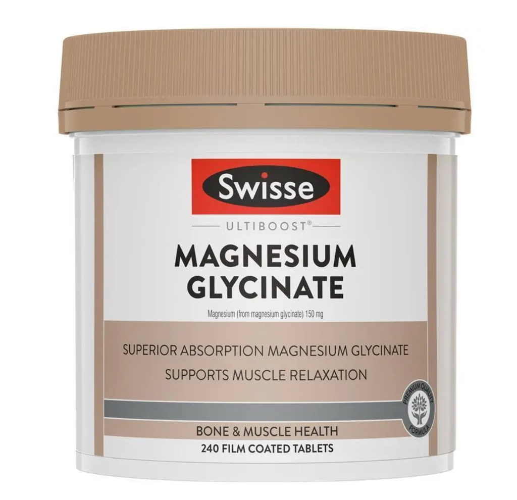 Swisse Ultiboost Magnesium Glycinate 240 Tablets Exclusive Size