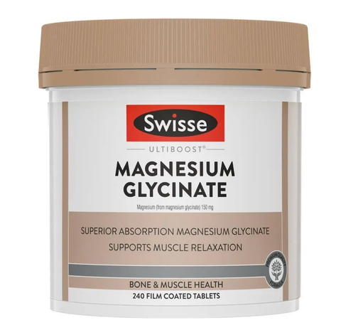 Swisse Ultiboost Magnesium Glycinate 240 Tablets Exclusive Size