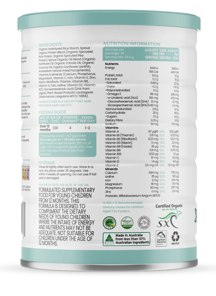 Sprout Organic Toddler Drink 12+ Months 700g