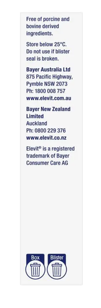 Elevit Pre-conception & Pregnancy 30 Tablets