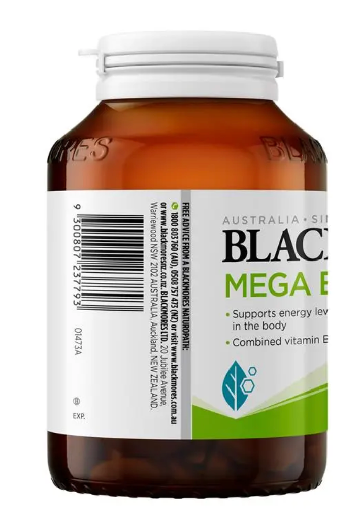 Blackmores Mega B Complex 200 Tablets