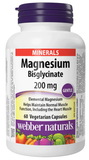 Magnesium Bisglycinate 200 mg 60 Capsules