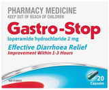 GastroStop Loperamide 20 Capsules