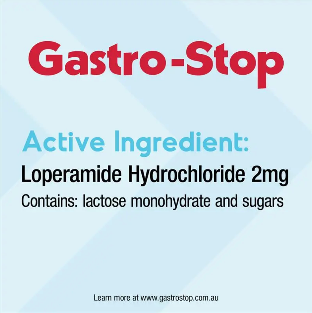 GastroStop Loperamide 20 Capsules