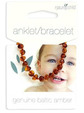 Nature's Child Amber Anklet/ Bracelet