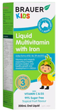 Brauer Kids Liquid Multivitamin with Iron 200ml