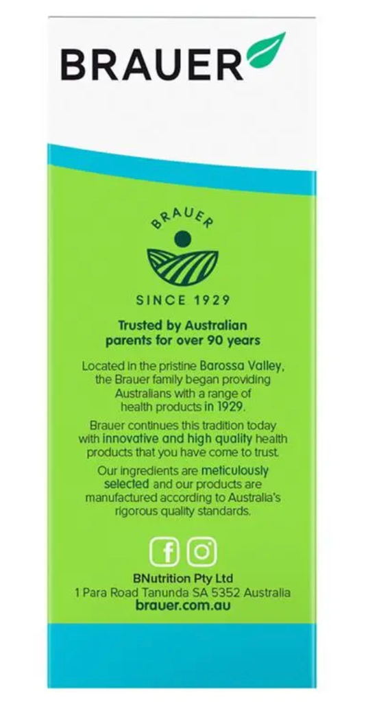 Brauer Kids Liquid Multivitamin with Iron 200ml