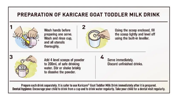 Karicare Goat Milk Stage 3 Toddler Formula 900g