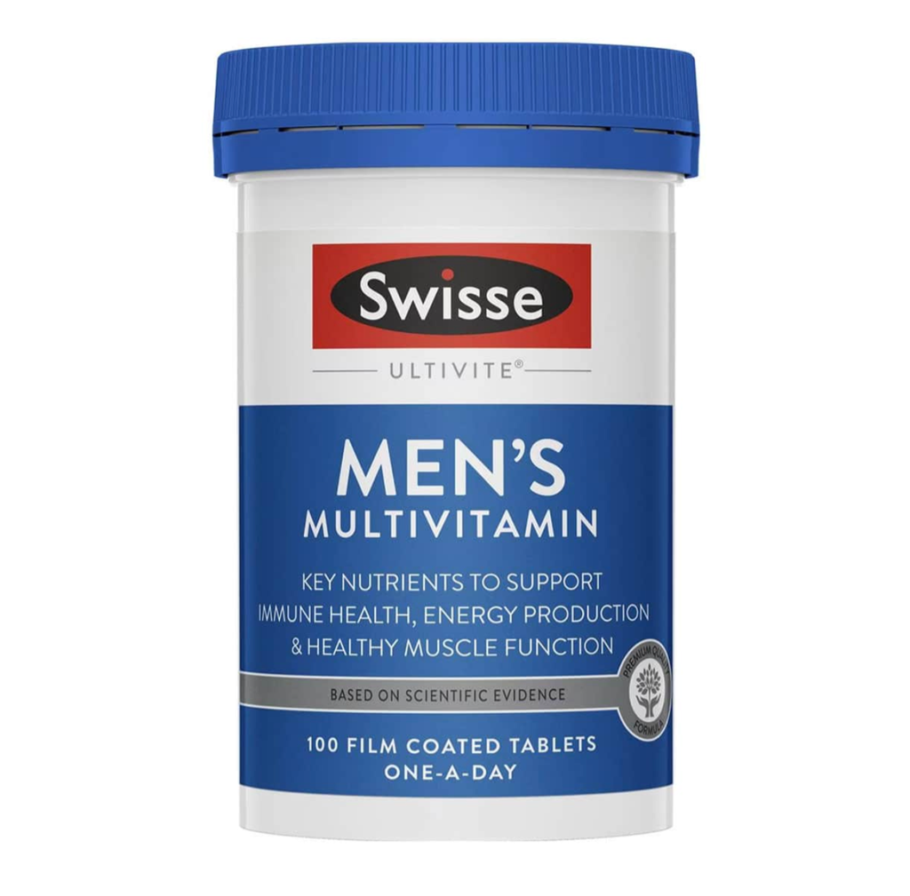 Viên uống Vitamin tổng hợp cho nam Swisse Men's Ultivite Multivitamin 100 viên