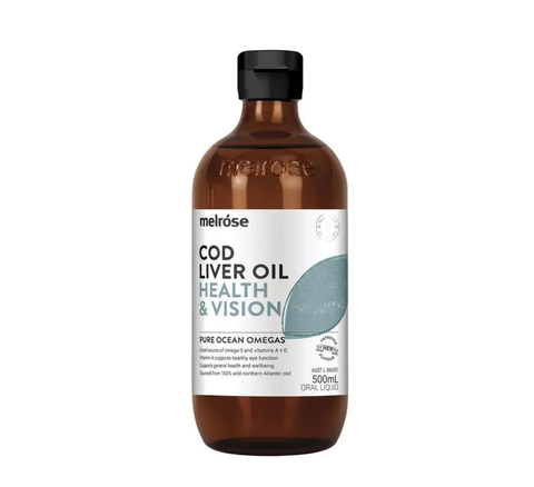 Melrose Omega Cod Liver Oil Health & Vision 500ml