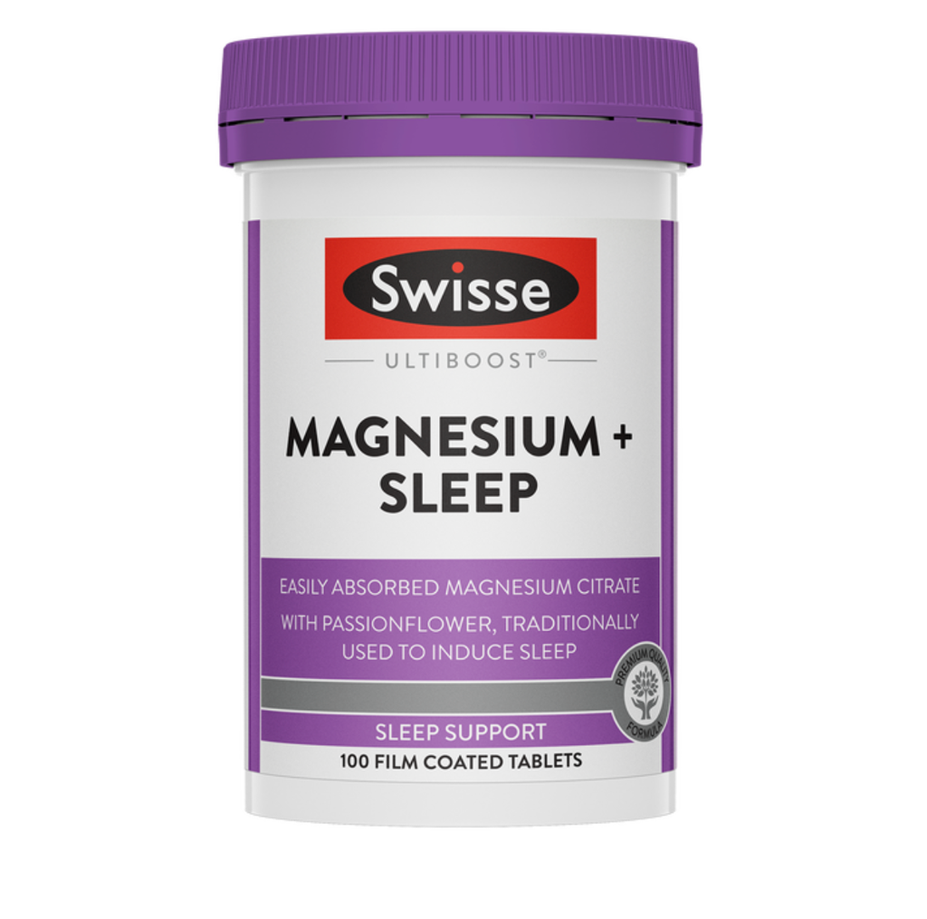 Swisse Magnesium and Sleep hỗ trợ giấc ngủ 100 viên