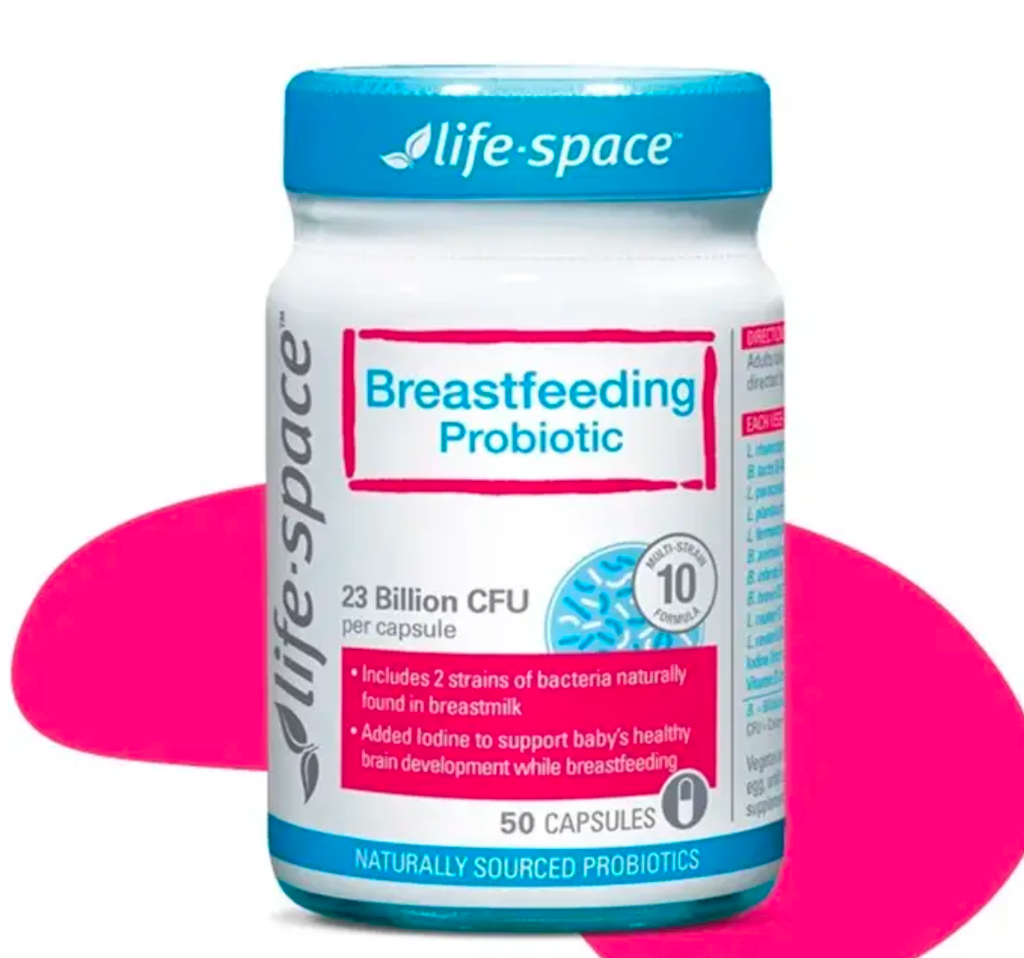 Viên uống vi sinh cho phụ nữ sau sinh Life-Space Breastfeeding Probiotic 50 viên