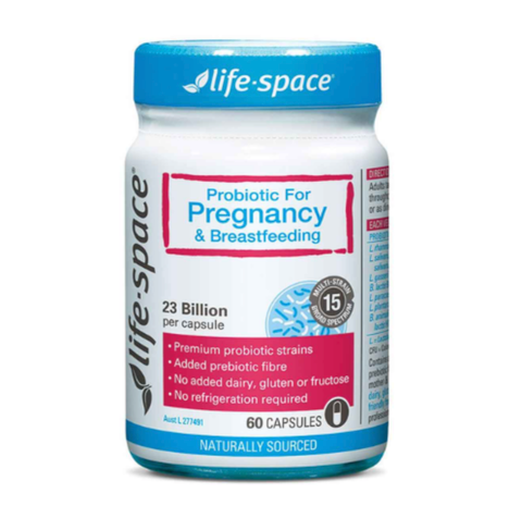 Viên uống vi sinh cho bà bầu và sau sinh Life-Space Probiotic for Pregnancy & Breastfeeding 60 viên