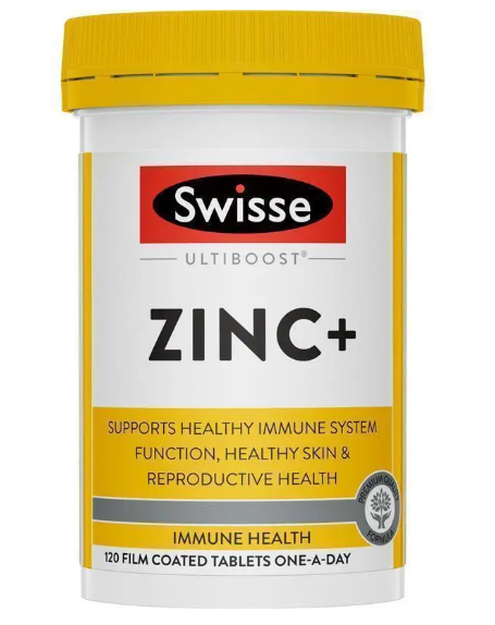 Viên uống bổ sung kẽm Swisse Ultiboost Zinc+ 120 viên
