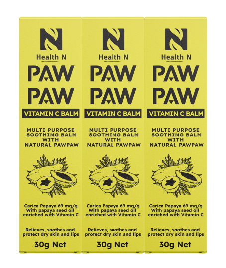 Health N Paw Paw Vitamin C Balm (30g) X 3 Tubes