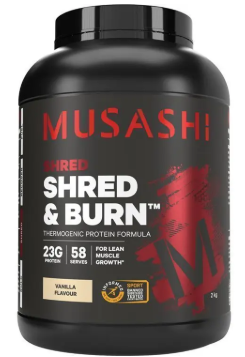 Musashi Shred And Burn Vanilla 2kg
