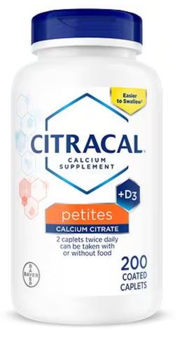 Citracal Maximum Plus Calcium Citrate + D3 200 caplets.