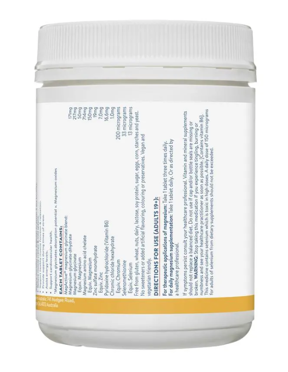 Ethical Nutrients Mega Magnesium Glycinate 5-in-1 240 Tablets