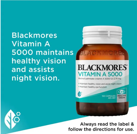 Viên uống bổ sung Vitamin A Blackmores 5000IU 150 viên