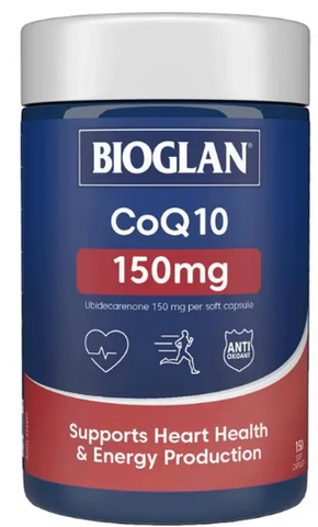 Bioglan CoQ10 150mg 150 Capsules
