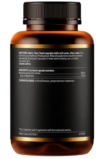 GO Healthy Magnesium 800 120 Vege Capsules
