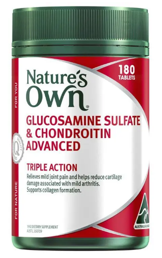Nature's Own Glucosamine Sulfate & Chondroitin Advanced 180 Tablets