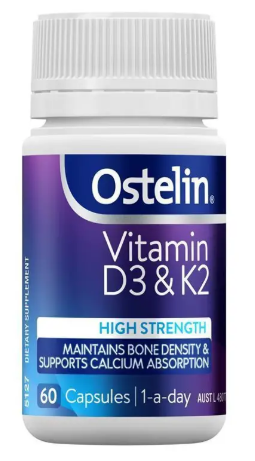 Ostelin Vitamin D3 & K2 60 Capsules