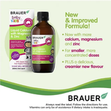 Brauer Kids Liquid Calcium with Magnesium & Zinc 200ml