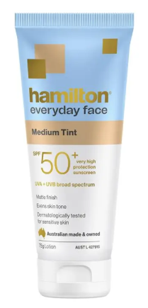 Hamilton Sun Everyday Face Medium Tint SPF50+ 75g
