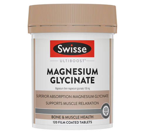 Swisse Ultiboost Magnesium Glycinate Tablets 120 pack