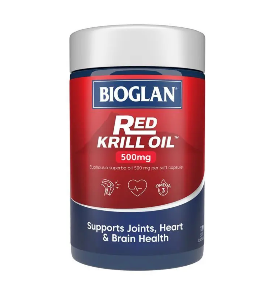 Bioglan Red Krill Oil 500mg 120 Soft Capsules