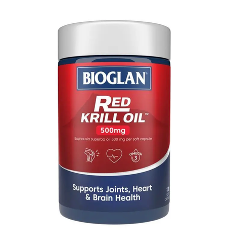 Bioglan Red Krill Oil 500mg 120 Soft Capsules